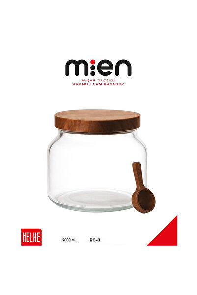 MİEN AKASYA KAPAK MEGA CAM KAVANOZ 2000ML