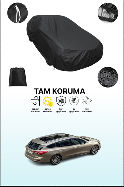 dokaca غطاء سيارة متوافق مع فورد فوكس إس تي ذو 5 أبواب 2019 - 2021، غطاء واقي...