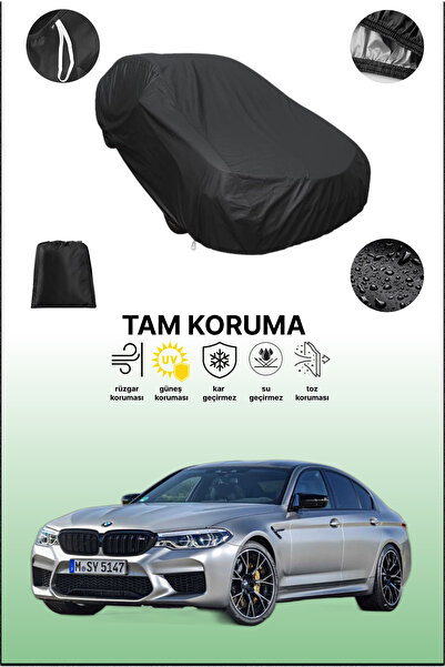 dokaca غطاء سيارة أسود متوافق مع بي إم دبليو إم 5، غطاء واقي، غطاء سيارة
