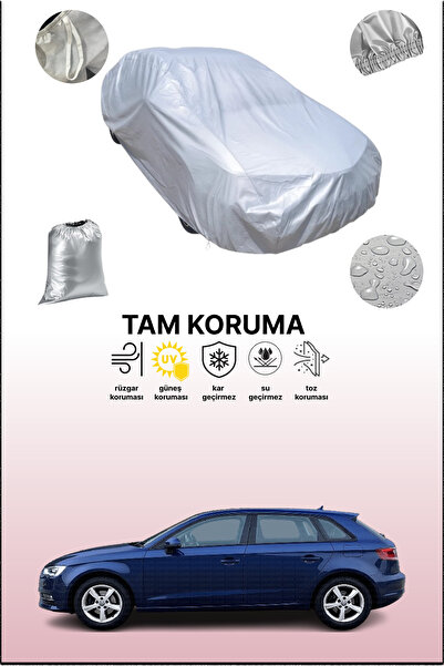 dokaca غطاء سيارة رمادي متوافق مع أودي A3 سبورتباك (5 أبواب) 2012 - 2021، غطاء سيارة، غطاء واقي