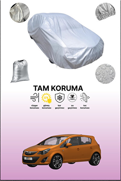 dokaca غطاء سيارة رمادي متوافق مع أوبل كورسا دي ذات الخمسة أبواب، غطاء سيارة،...