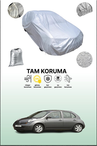 dokaca غطاء سيارة رمادي متوافق مع نيسان ميكرا 5 أبواب 2003 - 2005، غطاء سيارة...