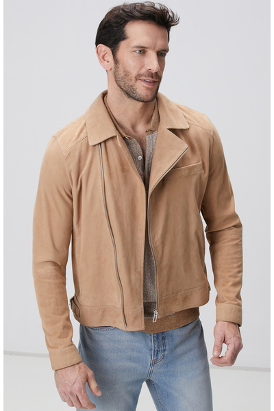 Network Limited Camel Süet Mont