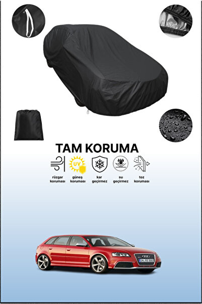 dokaca غطاء سيارة متوافق مع أودي آر إس 3 سبورتباك 2010 - 2012، غطاء واقي، غطاء سيارة أسود
