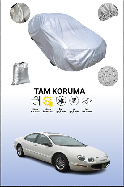 dokaca Gray Chrysler Concorde 2 Compatible Auto Tarpaulin, Car Tarpaulin, Pro...