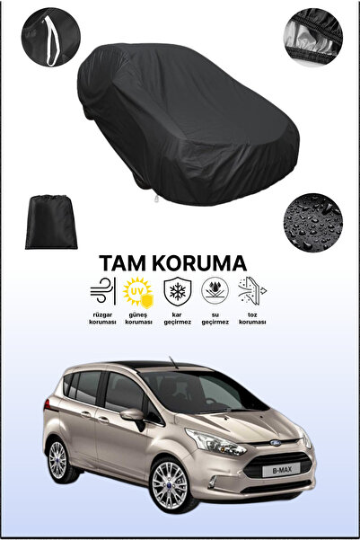 dokaca غطاء سيارة متوافق مع فورد بي-ماكس باللون الأسود، غطاء واقي، غطاء سيارة