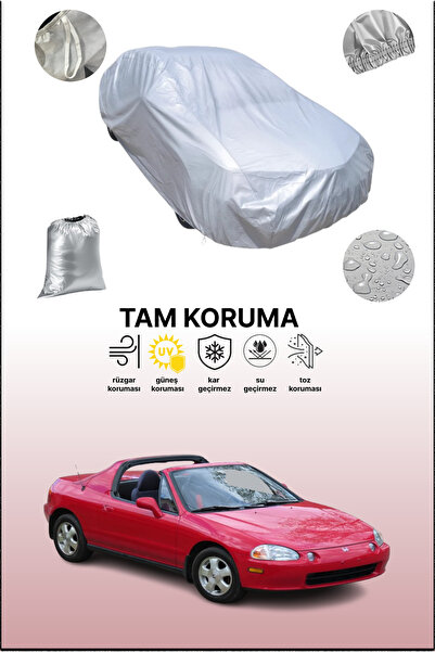 dokaca غطاء سيارة رمادي متوافق مع هوندا سي آر إكس ديل سول 1992 - 1997، غطاء س...