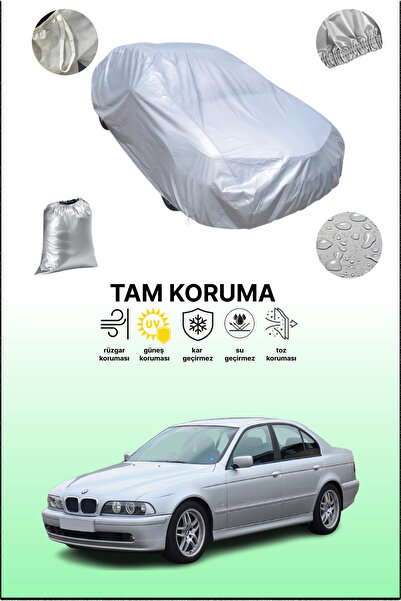 dokaca غطاء سيارة رمادي متوافق مع بي إم دبليو الفئة الخامسة (E39) 2000 - 2003، غطاء سيارة، غطاء واقي