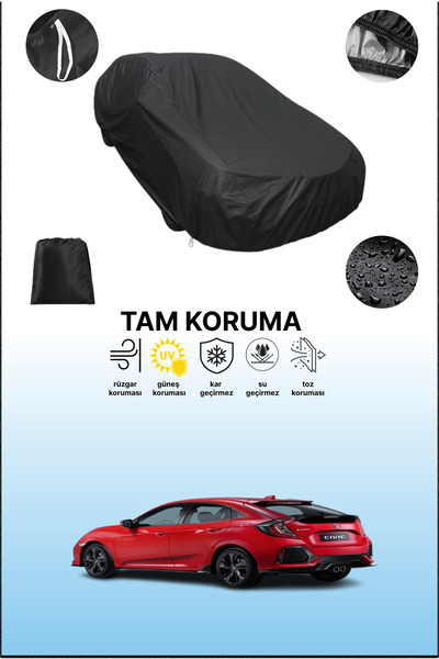 dokaca غطاء سيارة متوافق مع هوندا سيفيك x هاتشباك، غطاء واقي، غطاء سيارة