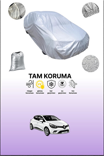 dokaca غطاء سيارة رمادي متوافق مع رينو كليو 4 جراند تور، غطاء سيارة، غطاء واقي