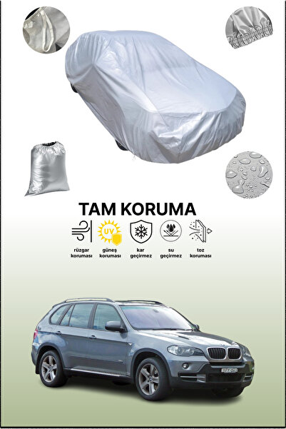 dokaca غطاء سيارة رمادي متوافق مع بي إم دبليو إكس5 (إي70) 2007 - 2009، غطاء سيارة، غطاء واقي