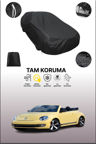 dokaca غطاء سيارة متوافق مع فولكس فاجن بيتل كابريوليه 2013 - 2021، غطاء واقي،...
