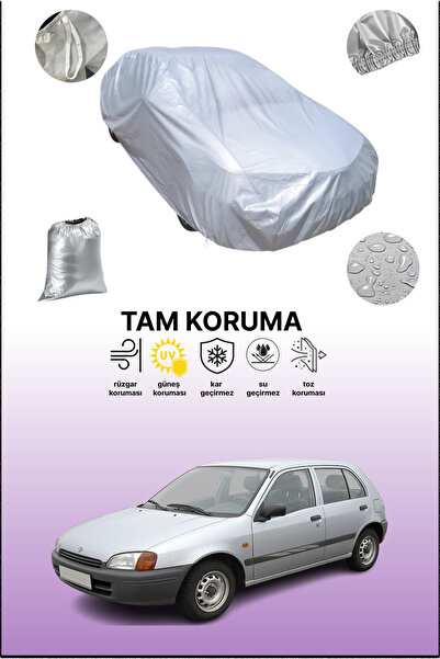 dokaca غطاء سيارة تويوتا ستارلت V رمادي اللون، متوافق مع السيارات، غطاء واقي ...