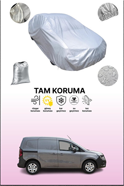 dokaca غطاء سيارة رمادي متوافق مع رينو كانجو 3 رابيد، غطاء سيارة، غطاء واقي