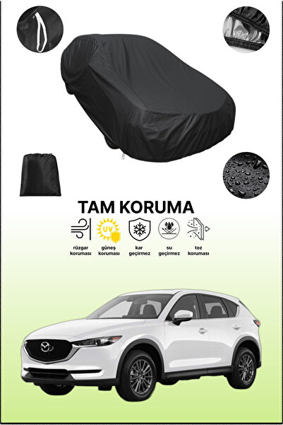 dokaca غطاء سيارة متوافق مع مازدا 323 سي 5، غطاء واقي، غطاء سيارة أسود