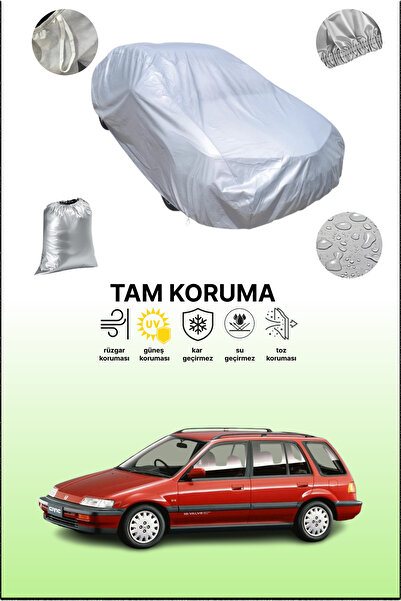 dokaca غطاء سيارة رمادي متوافق مع هوندا سيفيك 4 شاتل، غطاء سيارة، غطاء واقي