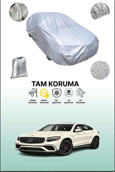 dokaca غطاء سيارة رمادي متوافق مع مرسيدس جي إل سي كوبيه (C253) 2016 - 2019، غ...