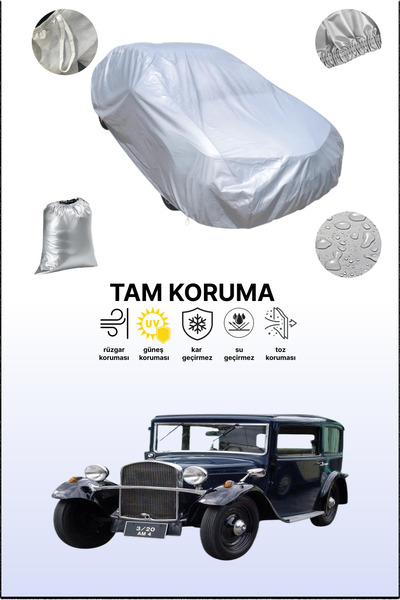 dokaca غطاء سيارة رمادي متوافق مع بي إم دبليو 3/20 من 1932 إلى 1934، غطاء سيارة، غطاء واقي