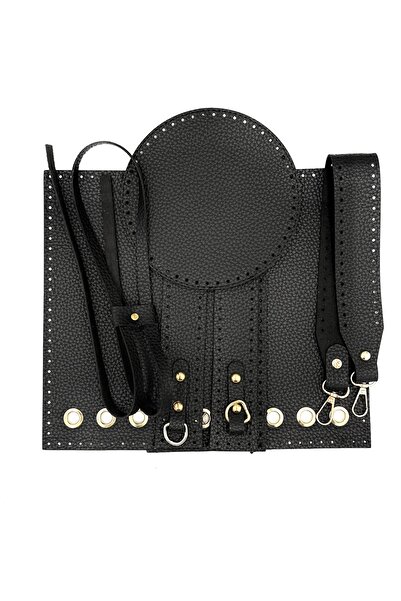 Lady Moss مجموعة حقائب ألاكاتي جاهزة للاستخدام (أسود)