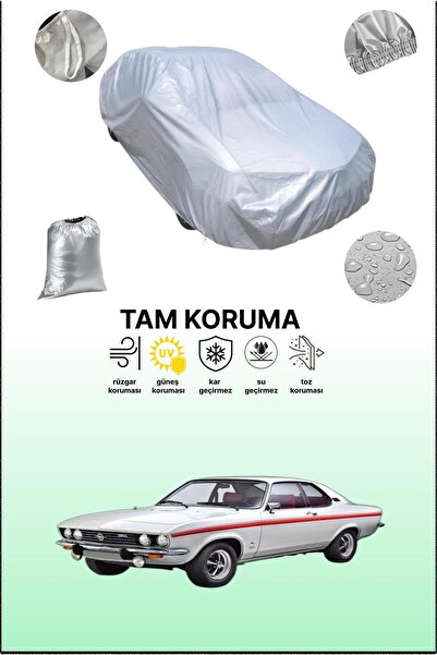 dokaca غطاء سيارة متوافق مع أوبل مانتا A باللون الرمادي، غطاء سيارة، غطاء واقي