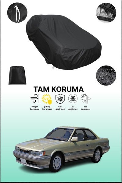 dokaca غطاء سيارة أسود متوافق مع نيسان ليوبارد، غطاء واقي، غطاء سيارة