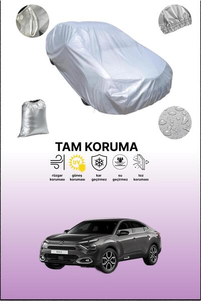 dokaca Gri Citroen C4 x Uyumlu Oto Branda, Araba Brandası, Koruyucu Örtü