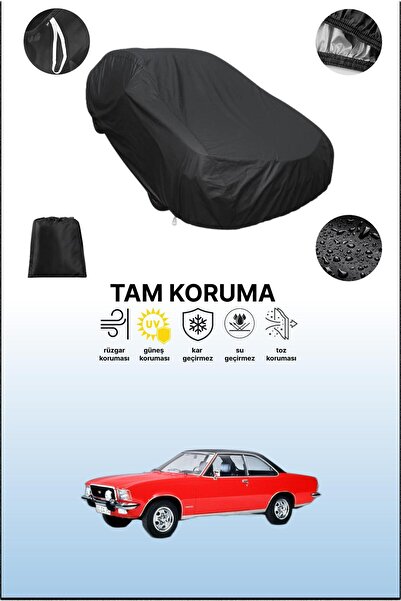 dokaca غطاء سيارة متوافق مع سيارة أوبل كومودور بي كوبيه باللون الأسود، غطاء حماية، غطاء سيارة