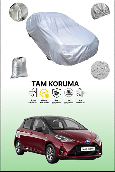 dokaca غطاء سيارة رمادي متوافق مع تويوتا ياريس، غطاء سيارة، غطاء واقي