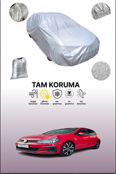 dokaca غطاء سيارة رمادي متوافق مع فولكس فاجن جولف جي تي دي 5 أبواب 2013 - 2017، غطاء سيارة، غطاء واقي