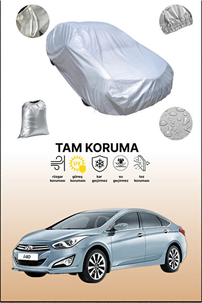 dokaca Gray Hyundai I40 Sedan Compatible Auto Tarpaulin, Car Tarpaulin, Prote...