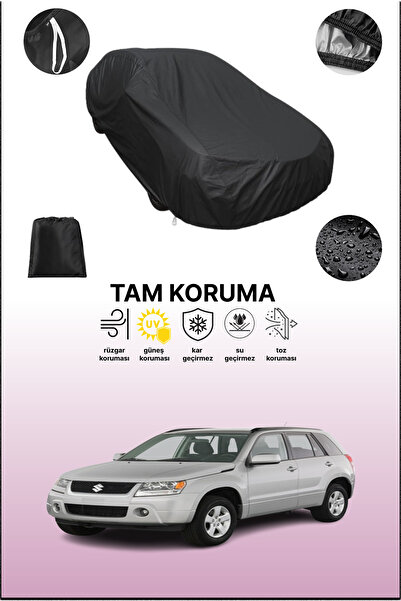 dokaca غطاء سيارة متوافق مع سوزوكي جراند فيتارا 5 أبواب 2008 - 2014، أسود، غط...