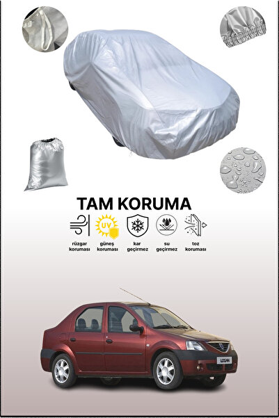 dokaca غطاء سيارة رمادي متوافق مع داسيا لوجان 2004 - 2008، غطاء سيارة، غطاء واقي