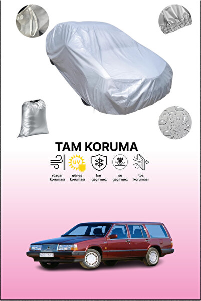 dokaca Gray Volvo 760 Estate 1985 - 1990 Compatible Auto Tarpaulin, Car Tarpa...