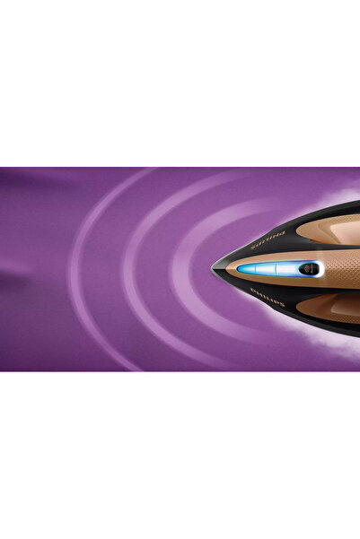 Philips 600gr Şok buhar 8 Bar En hızlı ve en güçlü ütü ve Akıllı Kumaş Seçme Seri Elit 9