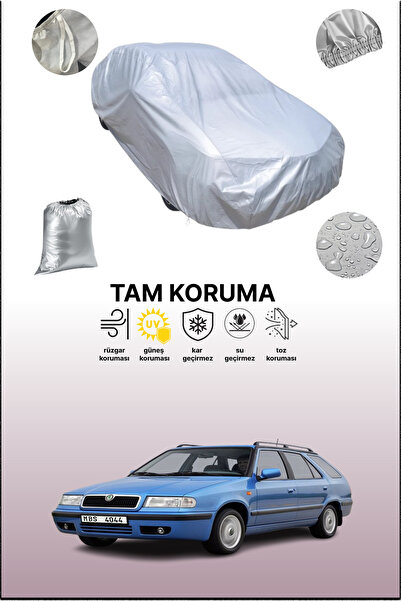 dokaca غطاء سيارة رمادي متوافق مع سكودا فيليشيا 1 كومبي، غطاء سيارة، غطاء واقي