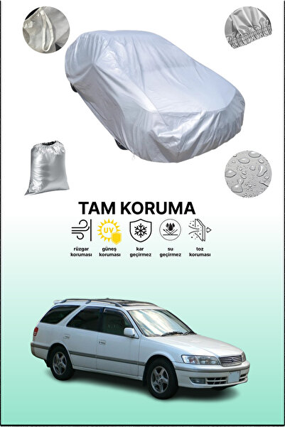 dokaca غطاء سيارة رمادي متوافق مع تويوتا مارك 2 واجن، غطاء سيارة، غطاء واقي