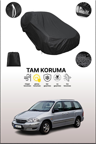 dokaca غطاء سيارة متوافق مع سيارة فورد ويندستار 2 باللون الأسود، غطاء حماية، ...