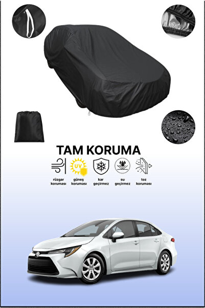 dokaca غطاء سيارة أسود متوافق مع تويوتا كورولا Xıı، غطاء واقي، غطاء سيارة