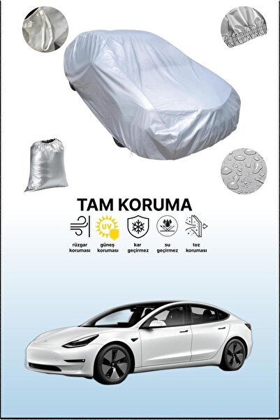 dokaca غطاء سيارة رمادي متوافق مع تسلا موديل 3، غطاء سيارة، غطاء واقي