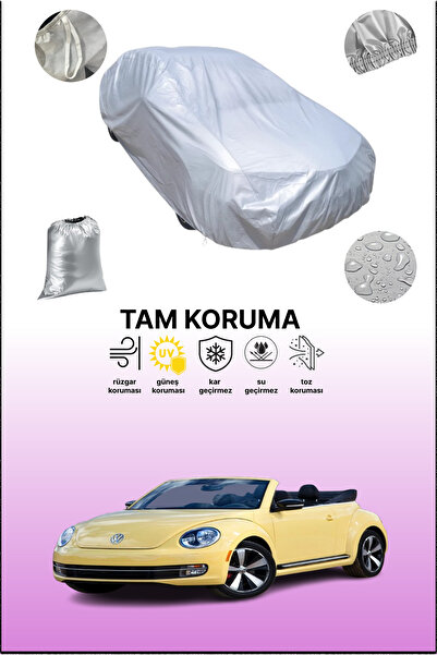 dokaca غطاء سيارة رمادي متوافق مع فولكس فاجن بيتل كابريوليه 2013 - 2021، غطاء...