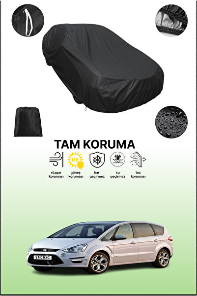 dokaca غطاء سيارة متوافق مع فورد إس-ماكس 2006 - 2014 باللون الأسود، غطاء واقي...