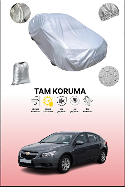 dokaca Gray Chevrolet Cruze 2009 - 2016 Compatible Auto Tarpaulin, Car Tarpau...