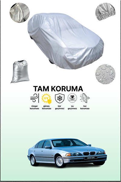 dokaca غطاء سيارة رمادي متوافق مع بي إم دبليو الفئة الخامسة (E39) 1995 - 2000، غطاء سيارة، غطاء واقي