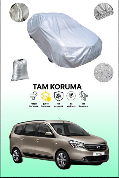 dokaca غطاء سيارة رمادي متوافق مع داسيا لودجي، غطاء سيارة، غطاء واقي