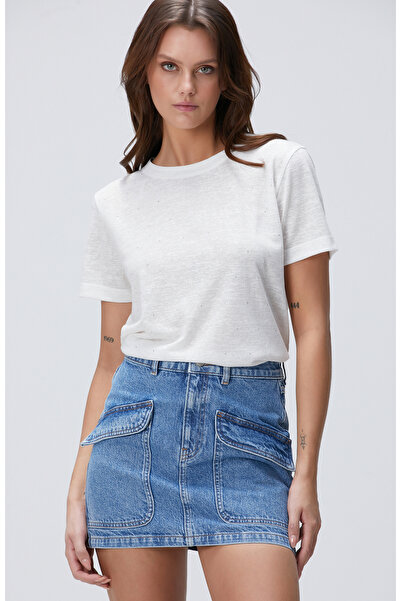 Network Kırık Beyaz T-shirt