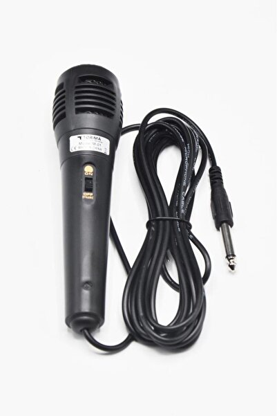 Torima Siyah M-01 Jack Girişli 3M kablolu Mikrofon