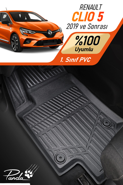 Panda Kılıf RENAULT CLİO 5 2019- SONRASI 4D HAVUZLU PASPAS TAKIMI
