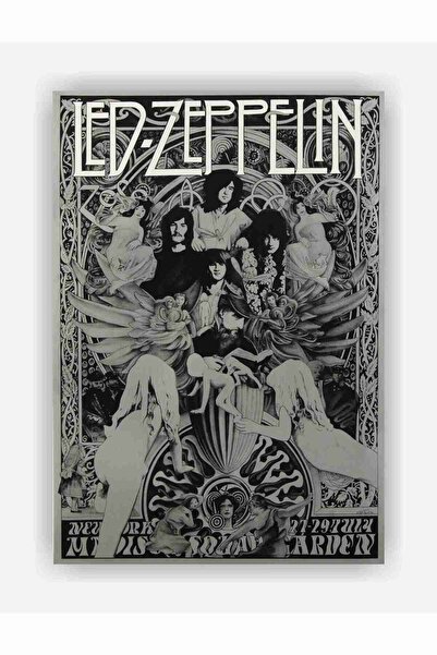 fırsatlar diyarı Led Zeppelin Punk Rock Metal Duvar Posteri - Kalın Kağıt - Ç...