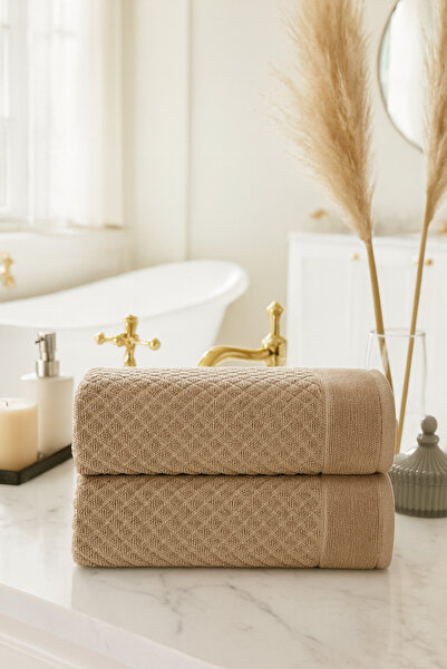 Lucy and Home Set of 2 Jacquard Hand Towels 50x100 Cm