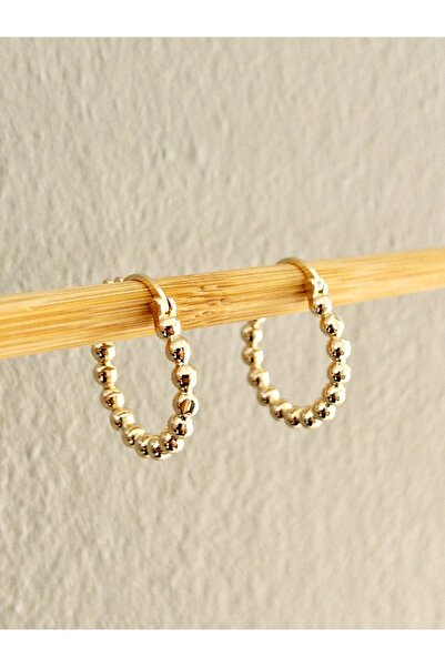 Siya Silver Kararmaz Çelik Dorikalı Küpe - 2,2 cm